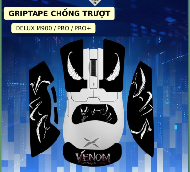 Miếng Dán Chống trượt | Grip Tape (Griptape) Chống Trượt Cho Chuột Delux M900 || M900 Pro || M900 Pro+