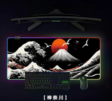 PAD Chuột LED RGP Kanagawa Full Size 900x400x4mm