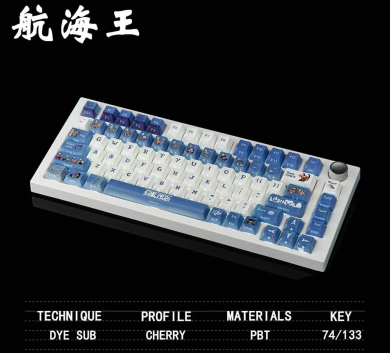 Keycap 2 in 1 Cherry Profile vừa xuyên led - vừa in kí tự Onepice
