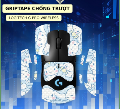Miếng Dán Chống trượt | Grip Tape (Griptape) Chống Trượt Cho Chuột Logitech G Pro Wireless