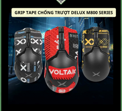 Miếng Dán Chống trượt | Grip Tape (Griptape) Chống Trượt Cho Chuột Delux M800 || M800 Pro