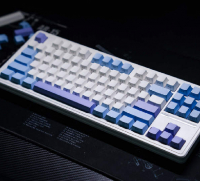 Bàn phím cơ Xingmeng M87 PRO V2 WHITE BLUE Side Print 3 mode (Bluetooth - 2.4 hz - Wired) , Hotswap Mạch Xuôi New BOX