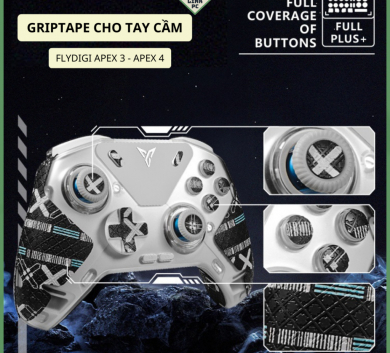 Miếng Dán Grip Tape (griptape) 3M Chống Trượt Cho Tay cầm Flydigi Apex 3 - Flydigi Apex 4 - skin cho tay cầm