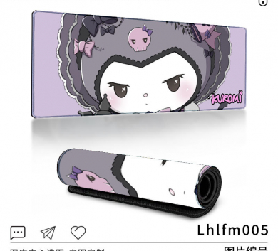 Pad chuột - deskmat size lớn 90x40 cm dày 4mm may viền - Mẫu Lflfm005