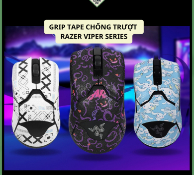 Miếng Dán Chống trượt | Grip Tape (Griptape) Chống Trượt Cho Chuột Razer Viper Ultimate/V2 Pro/8KHz - Skin Chuột