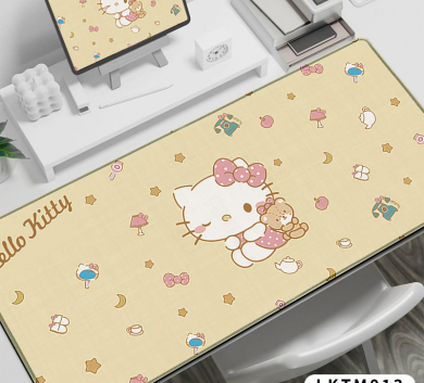 	Pad chuột - deskmat size lớn 90x40 cm dày 4mm may viền - Mẫu Lktm013