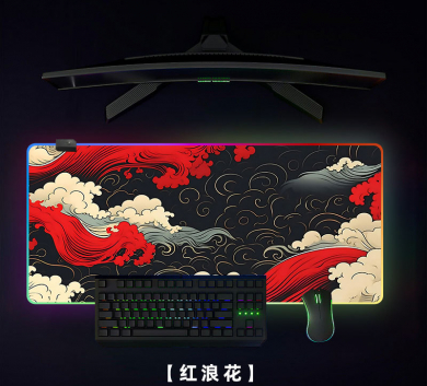 PAD Chuột LED RGP Full Size 900x400x4mm Red Wave