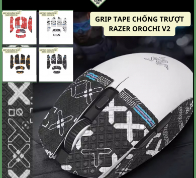 Miếng Dán Chống trượt | Grip Tape (Griptape) Chống Trượt Cho Chuột Razer Orochi V2