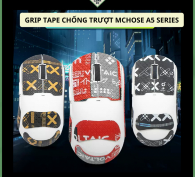 Miếng Dán Chống trượt | Grip Tape Chống Trượt Cho Chuột Mchose a5/a5 pro/a5 promax