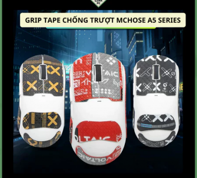 Miếng Dán Chống trượt | Grip Tape Chống Trượt Cho Chuột Mchose a5/a5 pro/a5 promax