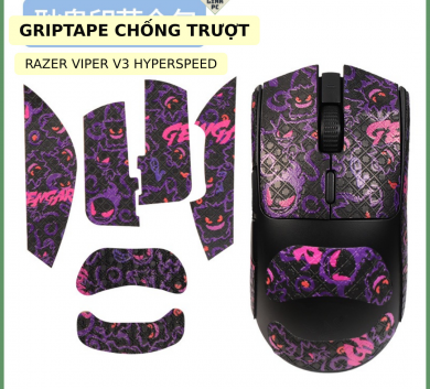 Miếng Dán Chống trượt | Grip Tape Chống Trượt Cho Chuột Razer Viper V3 Hyperspeed (Viper v3 x) - Skin dán chuột