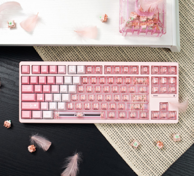 keycap Heart Beat Pink