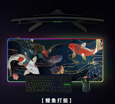 PAD Chuột LED RGP Full Size 900x400x4mm Carp Jumping
