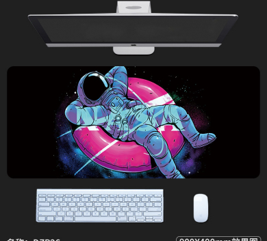 Pad chuột - deskmat size lớn 90x40 cm dày 4mm may viền - Mẫu DZP26