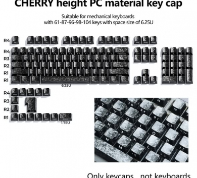  keycap Carbon Filber Cherry Profile