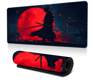 Pad chuột - deskmat size lớn 90x40 cm dày 4mm may viền - Mẫu Amazon BL–022