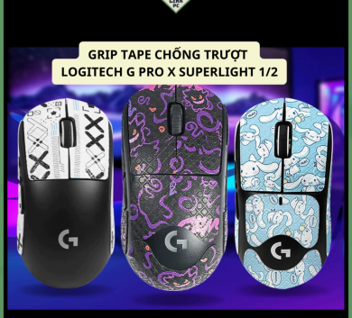 Griptape chuột Logitech G pro x Superlight 1/2/ SE/ Superstike