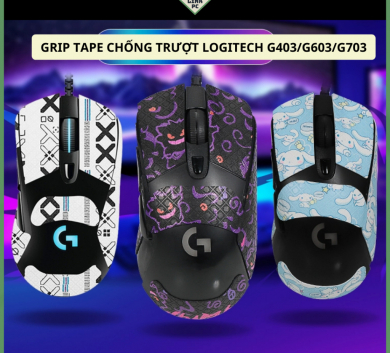 Miếng Dán Chống trượt | Grip Tape (Griptape) Chống Trượt Cho Chuột Logitech G403 G603 G703